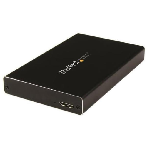 StarTech.com Box Esterno Universale per disco rigido SATA III da 2,5" USB 3.0 - Case SSD/HDD portabile SATA 6 Gbps - supporto UASP - Box esterno - 2.5" - ATA-133 / SATA 6Gb/s - USB 3.0 - nero - per P/N: HB30A3A1CFB, HB30A3A1CSFS, HB30A3A1CST, HB30AM4AB, P